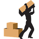 Brown 3d-movers-icon-set-04